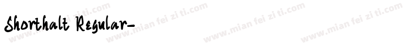 Shorthalt Regular字体转换